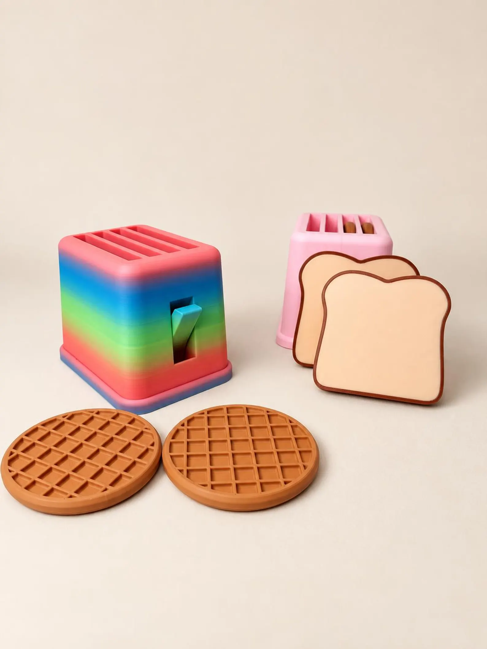 Etkileşimli Taklit Oyun Tost Makinesi Seti